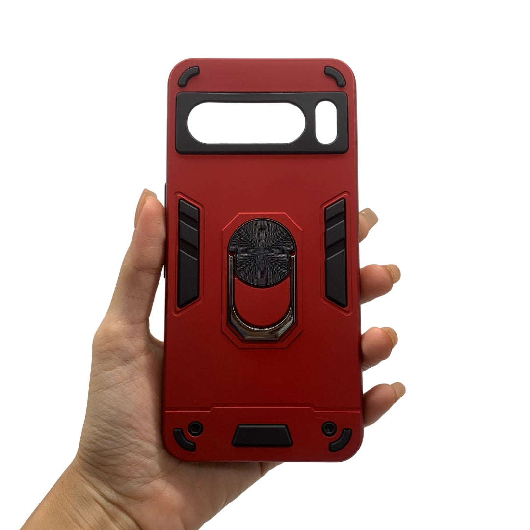 Google Pixel 8 Pro Hard PC Case with ring holder Shockproof Slim back Cover