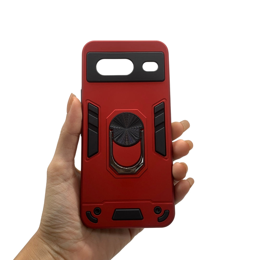 Google Pixel 8 Hard PC Case with ring holder Shockproof Slim back Cover