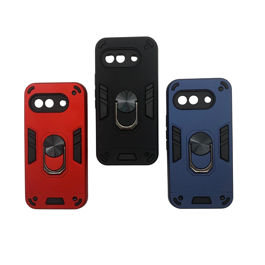 Google Pixel 9A Hard PC Case with ring holder Shockproof Slim back Cover