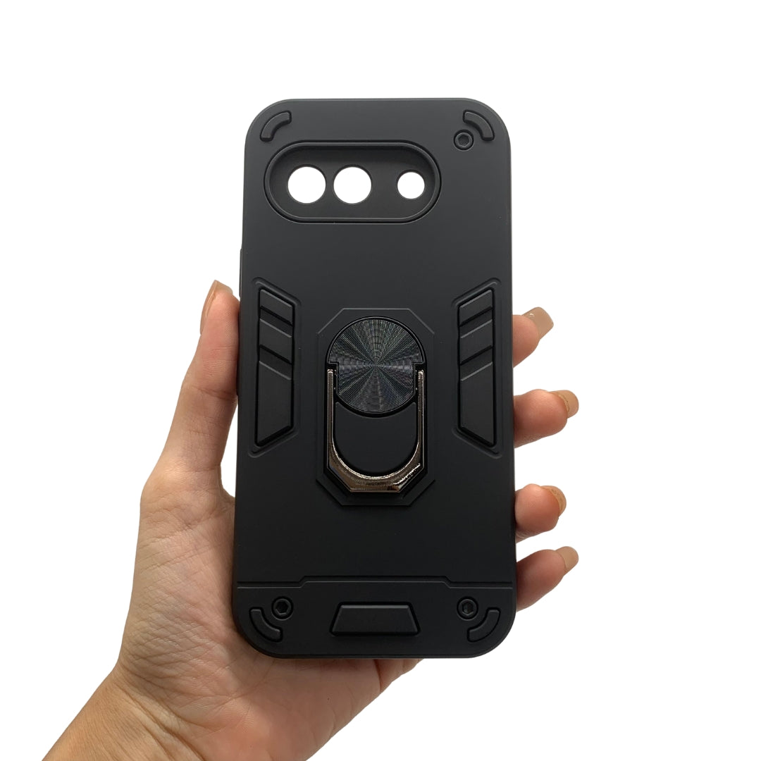 Google Pixel 9A Hard PC Case with ring holder Shockproof Slim back Cover