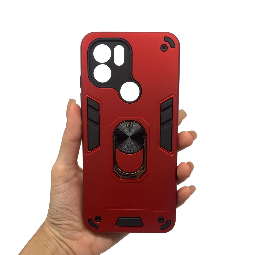 Redmi A1 Plus Hard PC Case with ring holder Shockproof Slim back Cover