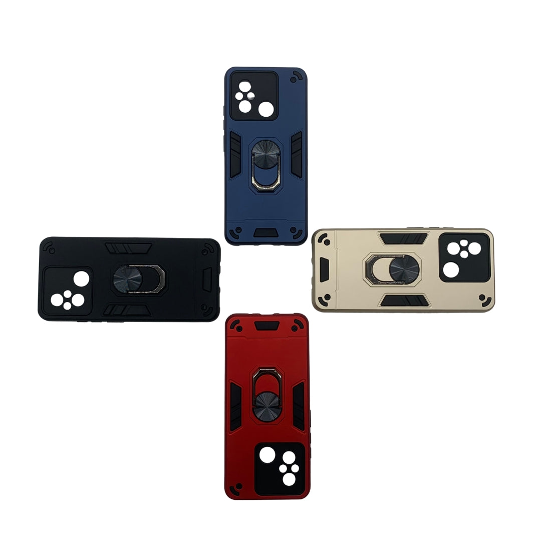 Redmi 12C Hard PC Case with ring holder Shockproof Slim back Cover