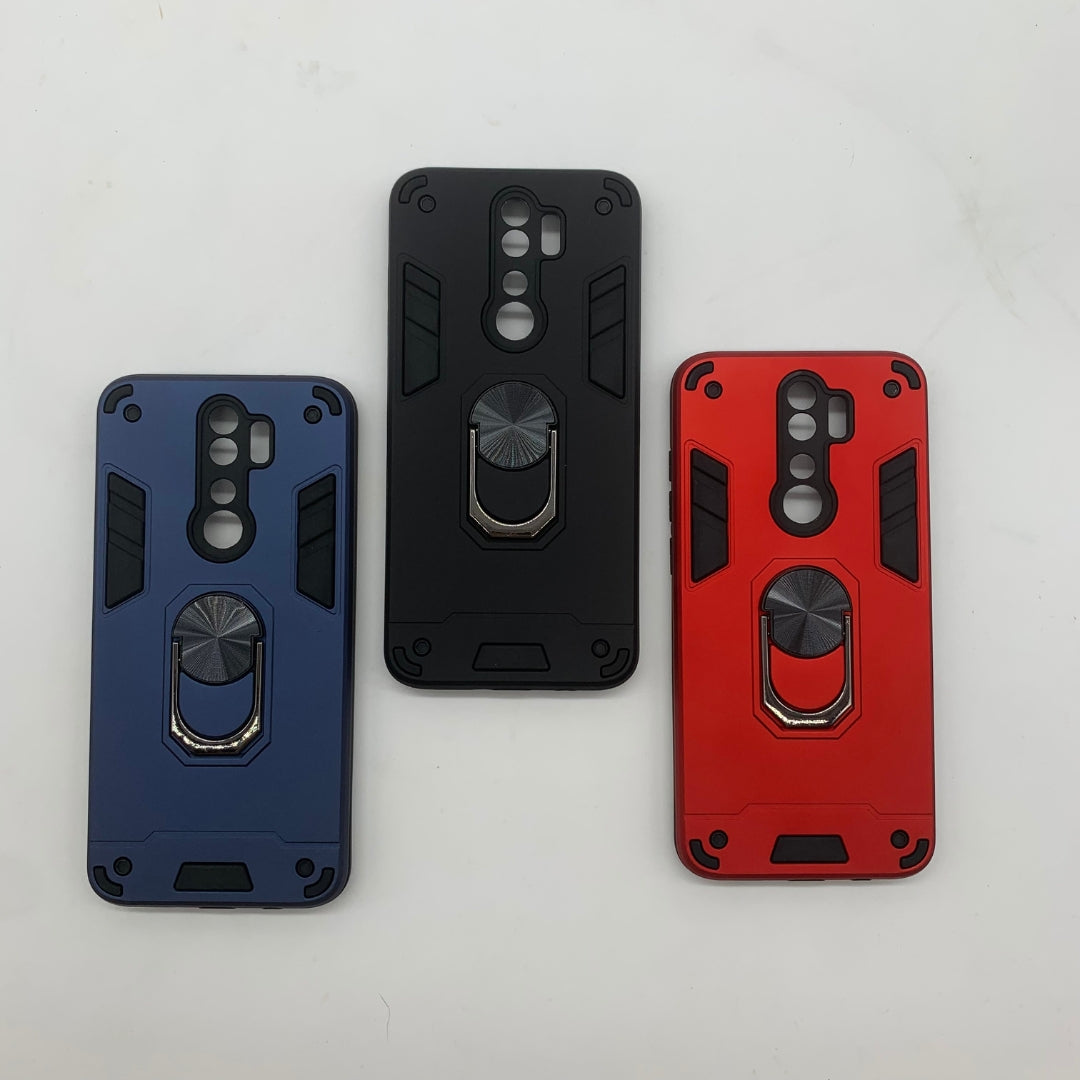 Redmi Note 8 Pro Hard PC Case with ring holder Shockproof Slim back Cover