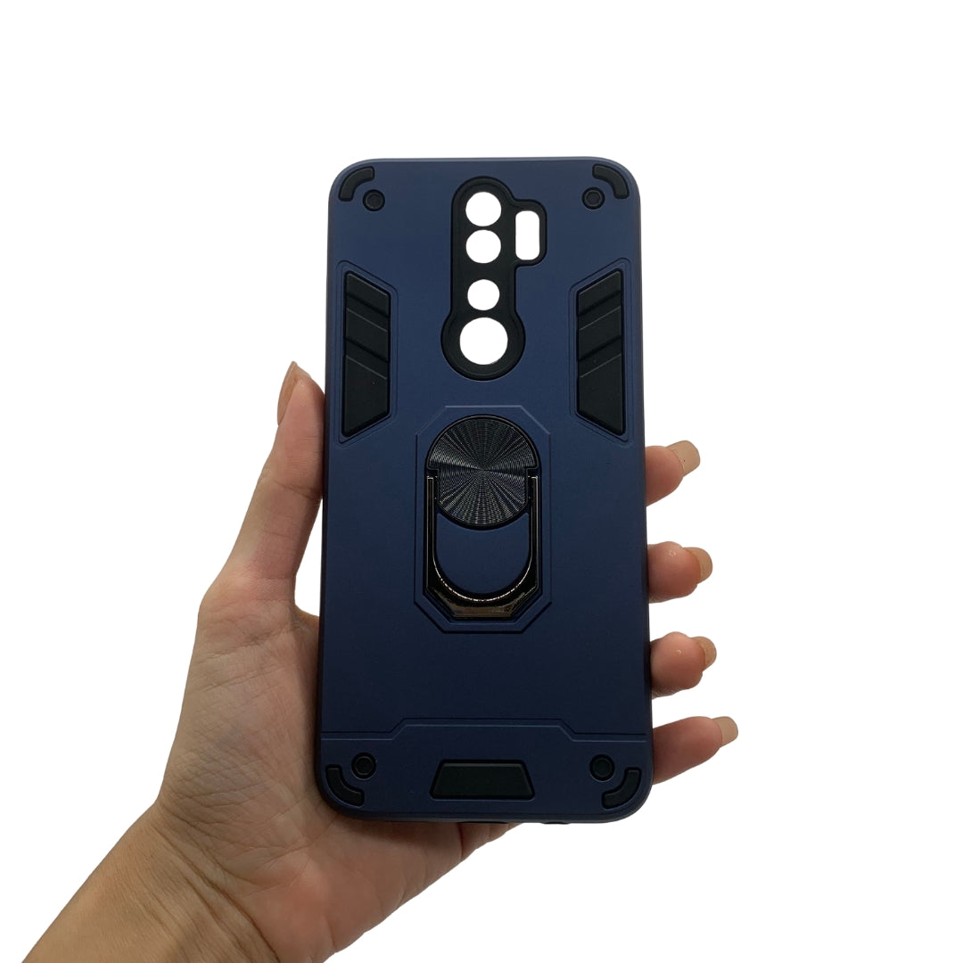 Redmi Note 8 Pro Hard PC Case with ring holder Shockproof Slim back Cover