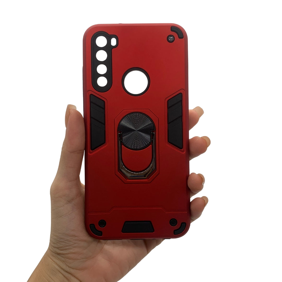 Redmi Note 8 Hard PC Case with ring holder Shockproof Slim back Cover