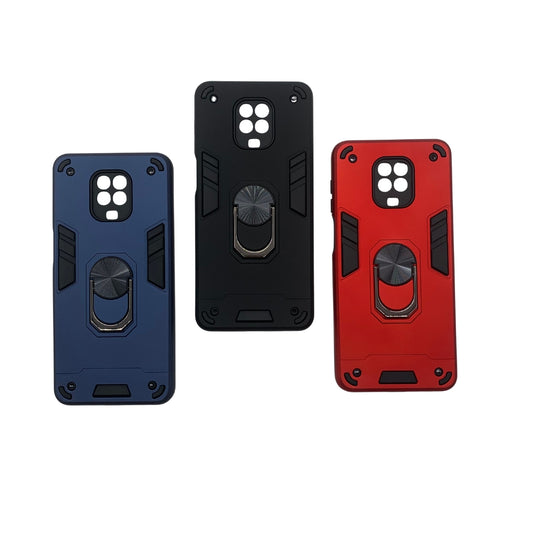 Redmi Note 9s Hard PC Case with ring holder Shockproof Slim back Cover