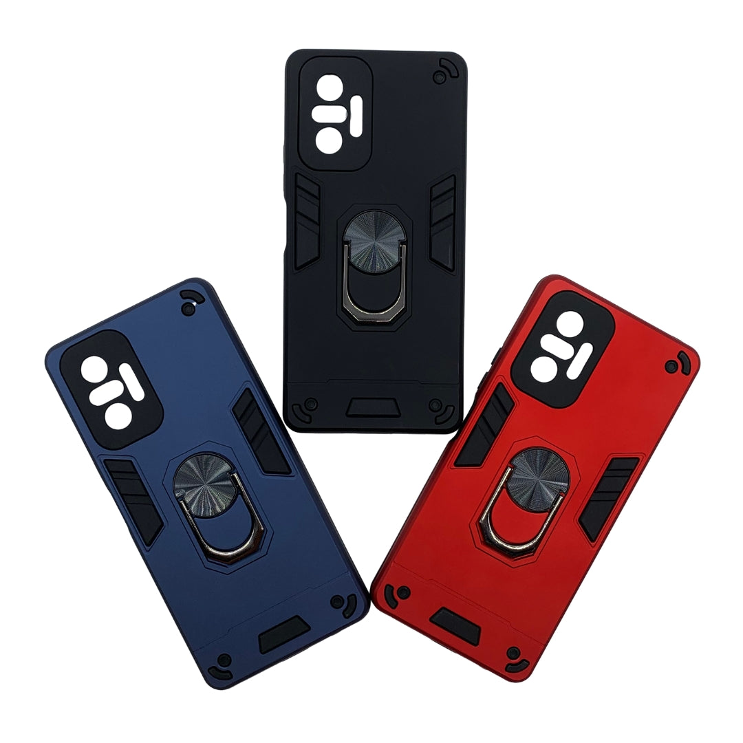 Redmi Note 10 Pro Hard PC Case with ring holder Shockproof Slim back Cover