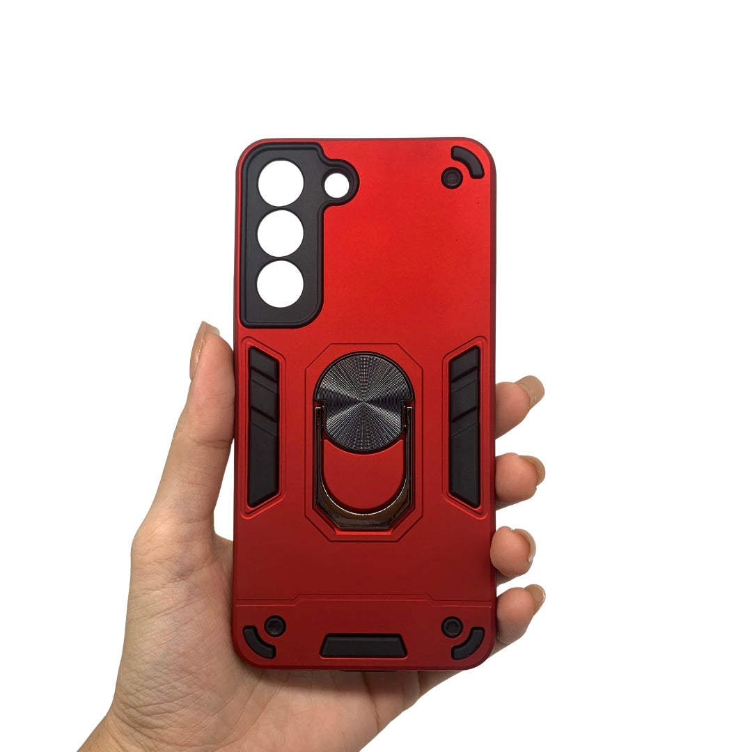 Samsung S22 Hard PC Case with ring holder Shockproof Slim back Cover