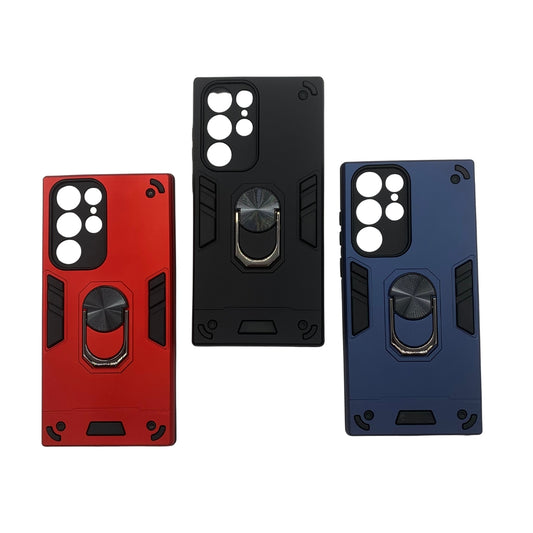 Samsung S22 Ultra Hard PC Case with ring holder Shockproof Slim back Cover