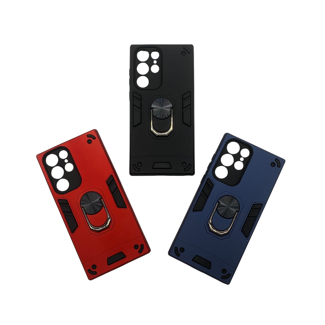 Samsung S22 Ultra Hard PC Case with ring holder Shockproof Slim back Cover