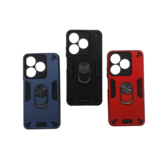 Tecno Spark 10 Hard PC Case with ring holder Shockproof Slim back Cover