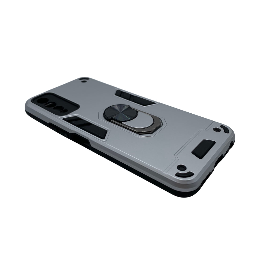 Vivo Y12s Hard PC Case with Ring holder Shockproof armour back Cover