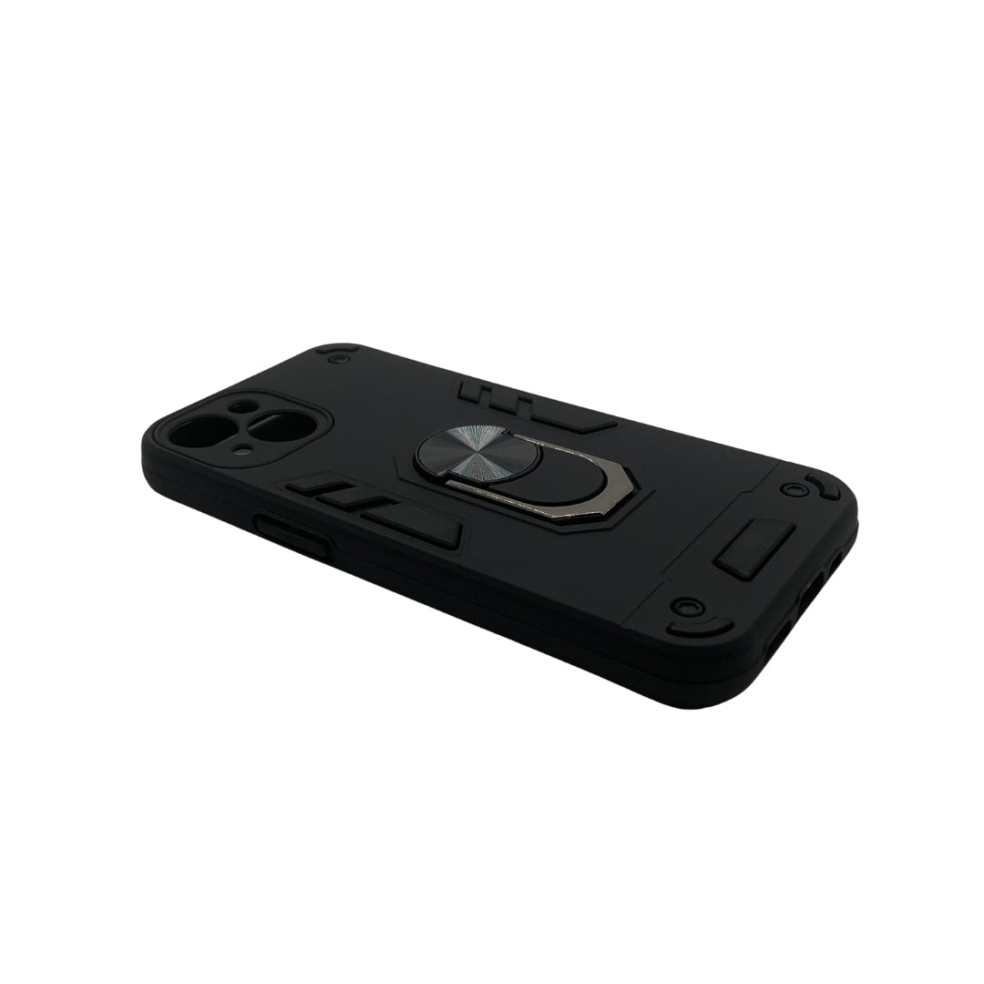 iPhone 14 Hard PC Case with ring holder Shockproof Slim back Cover