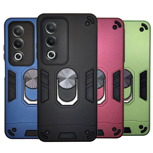 OPPO A3 Pro Hard PC Case with ring holder Shockproof Slim back Cover