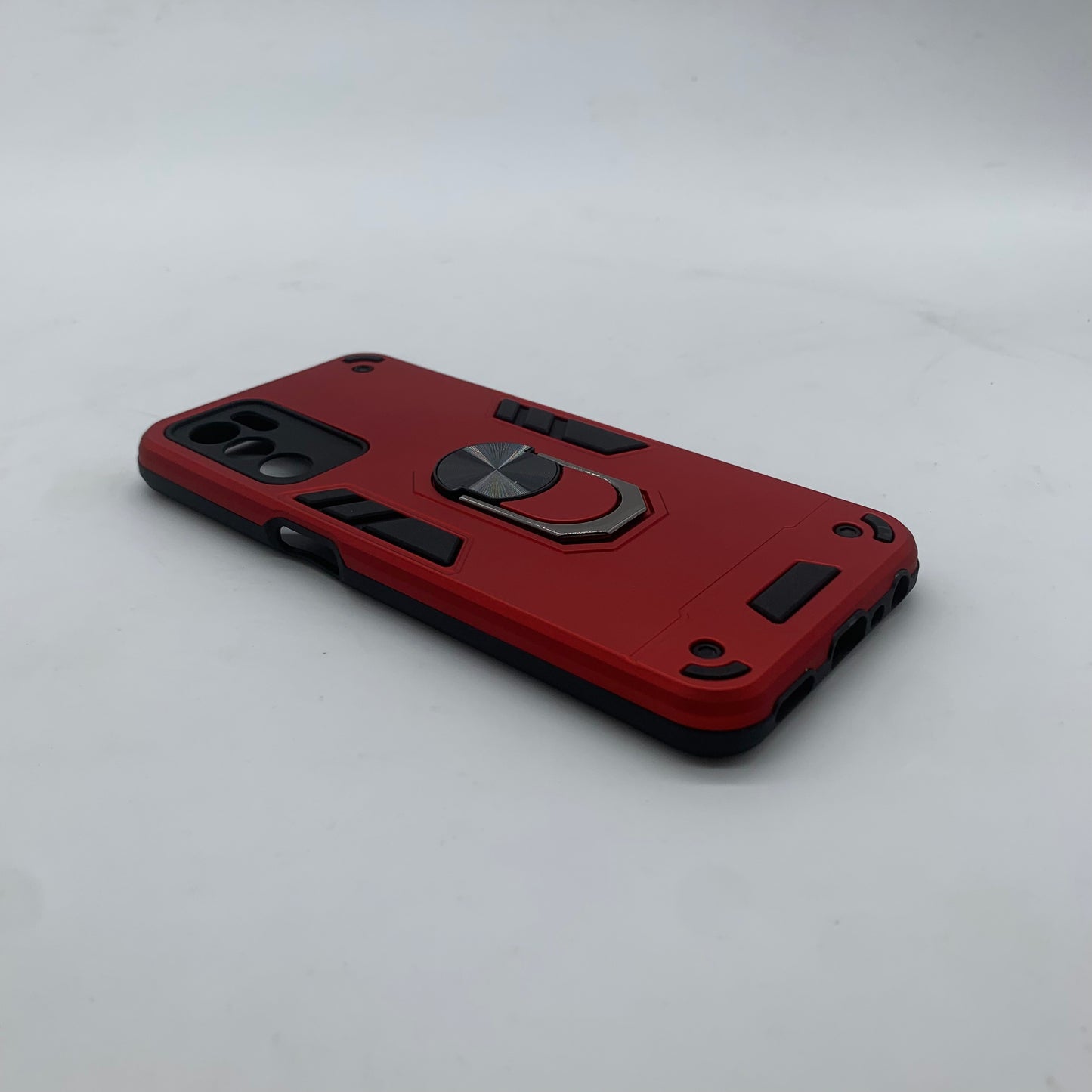 OPPO A16 Hard PC Case with ring holder Shockproof Slim back Cover