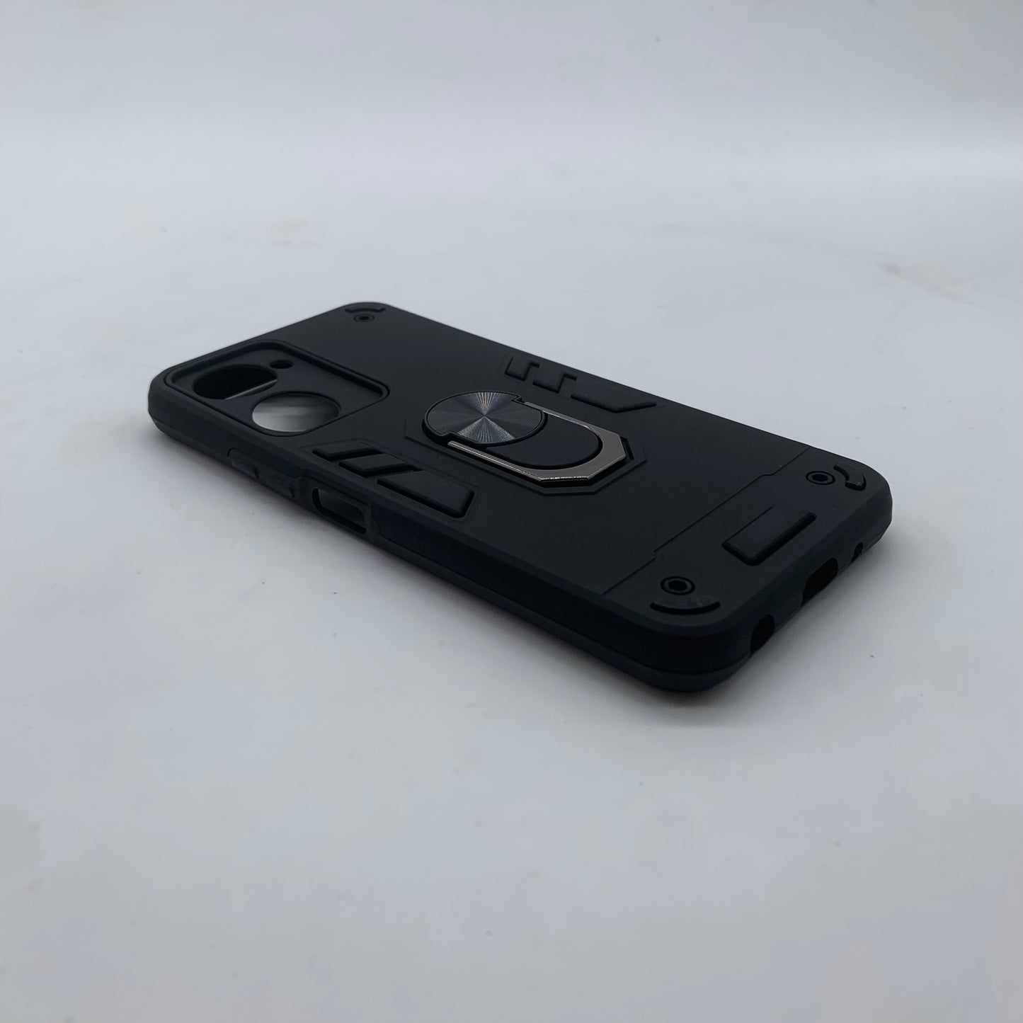 Vivo Y03 Hard PC Case with ring holder Shockproof Slim back Cover