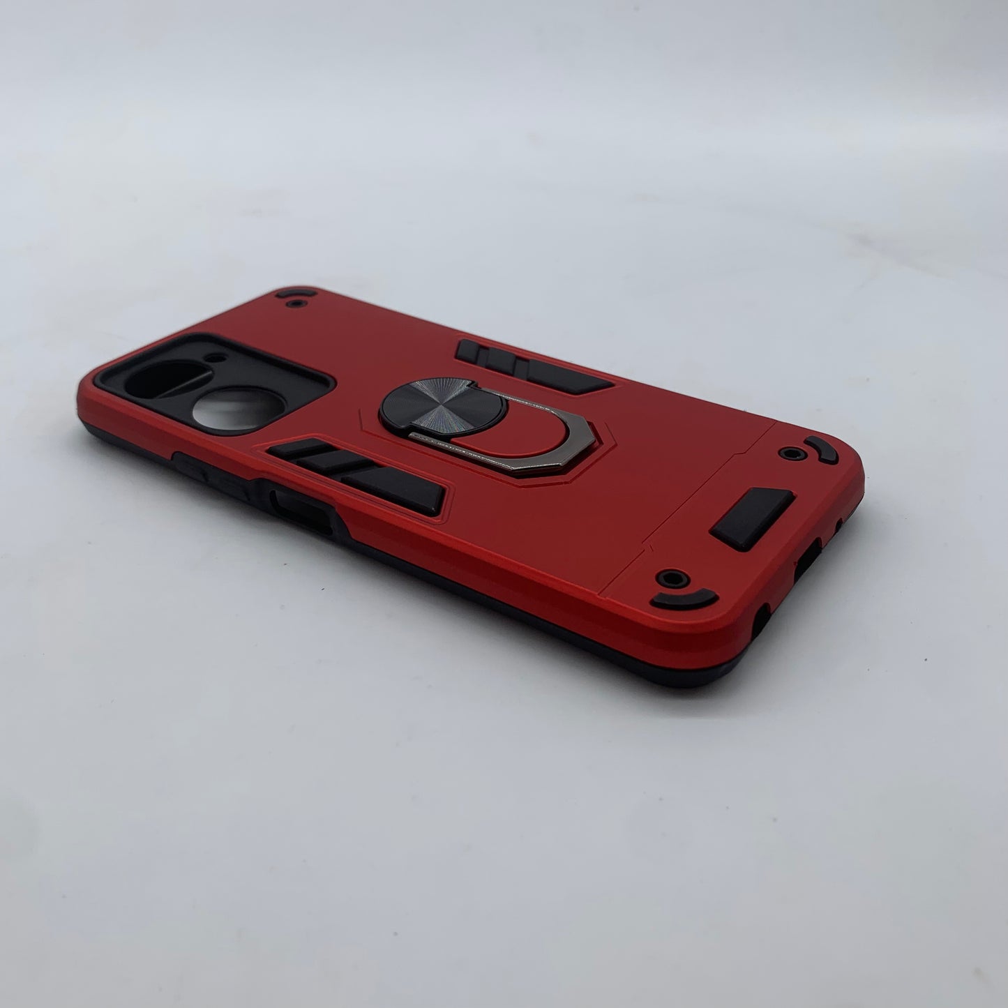 Vivo Y03 Hard PC Case with ring holder Shockproof Slim back Cover