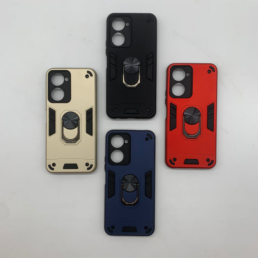 Vivo Y03 Hard PC Case with ring holder Shockproof Slim back Cover