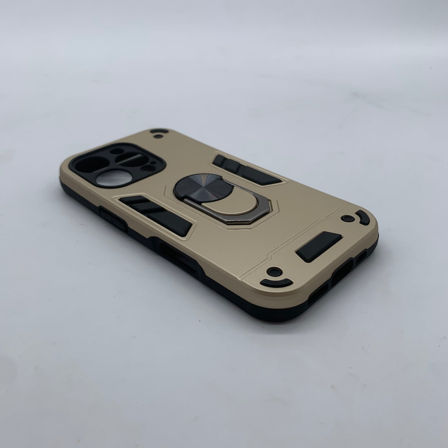 iPhone 16 Pro Hard PC Case with ring holder Shockproof Slim back Cover