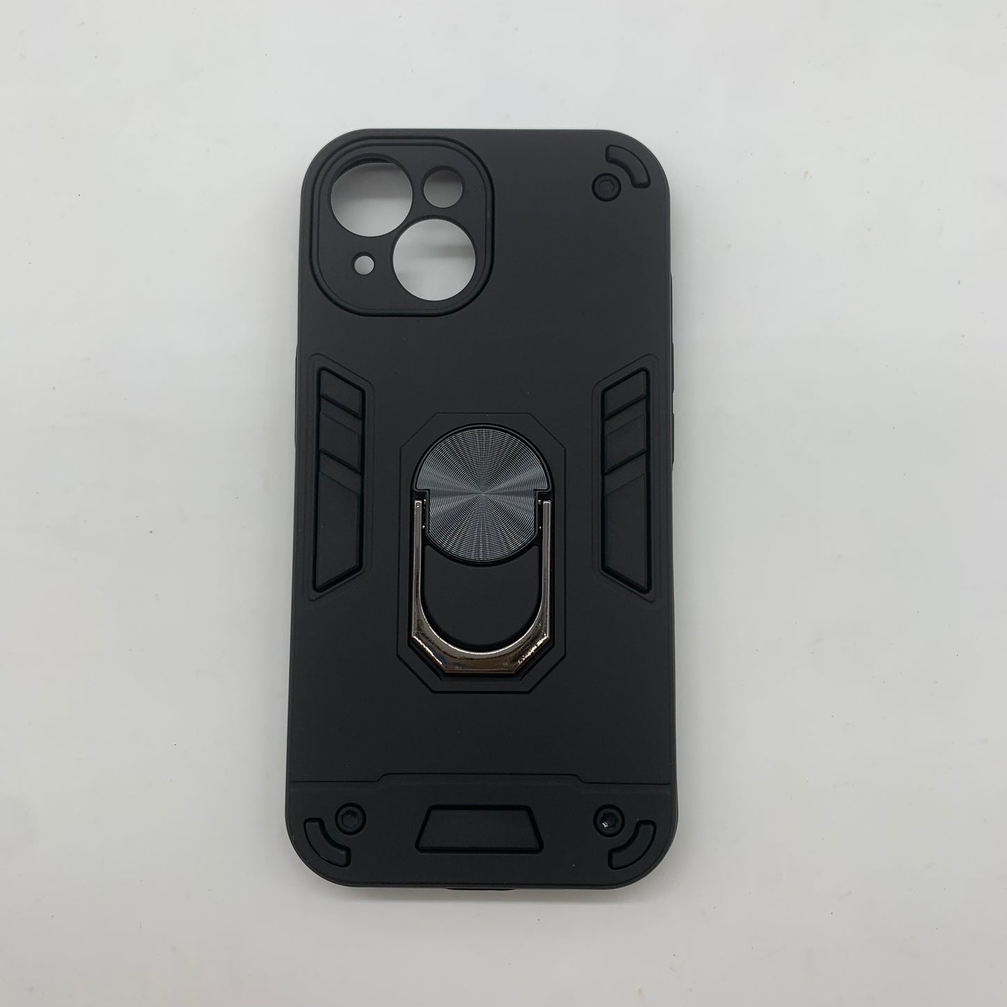 iPhone 15 Hard PC Case with ring holder Shockproof Slim back Cover