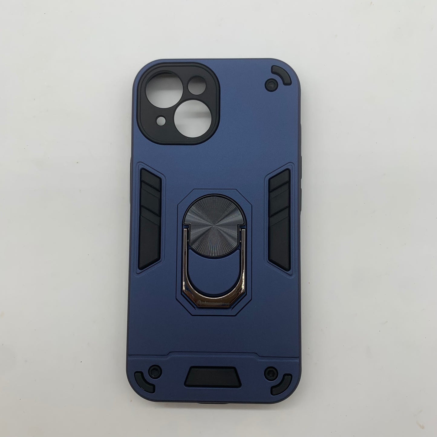 iPhone 15 Hard PC Case with ring holder Shockproof Slim back Cover
