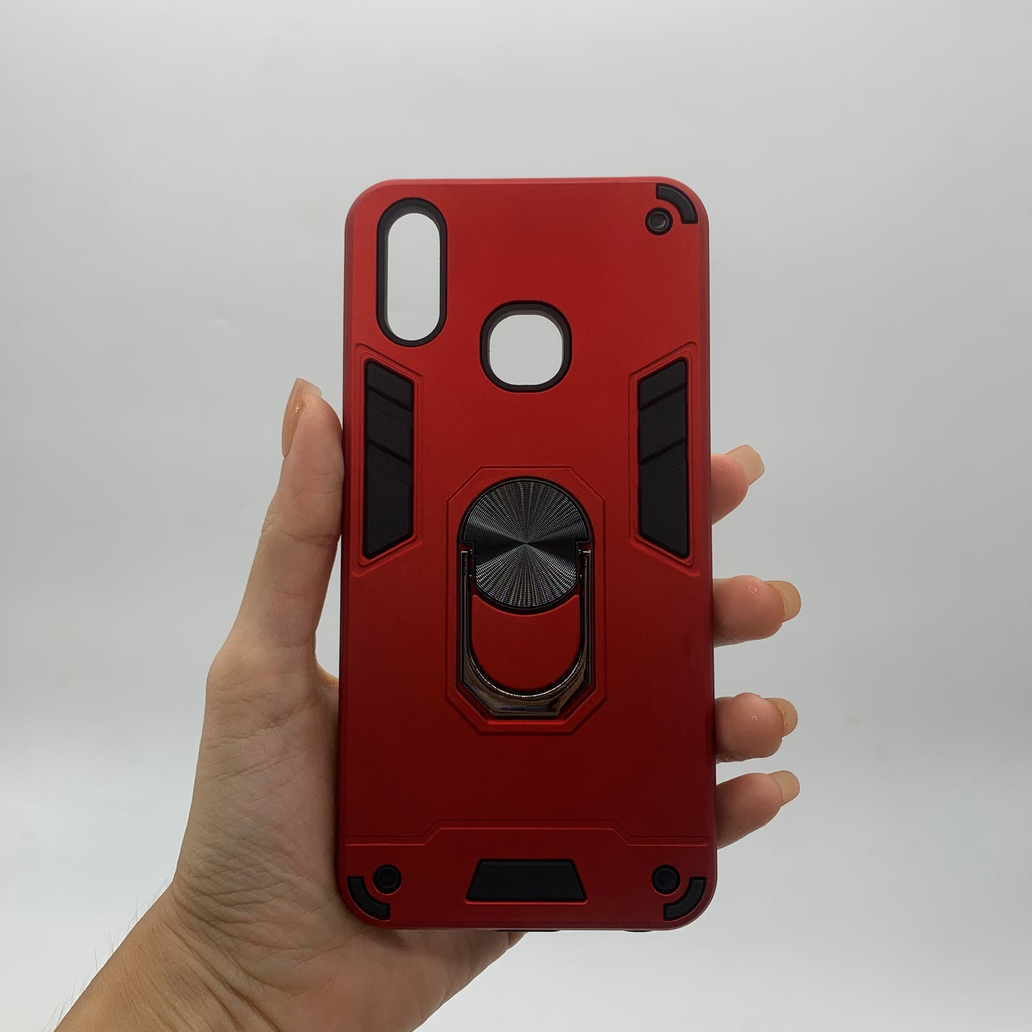 Vivo Y95 Hard PC Case with ring holder Shockproof Slim back Cover