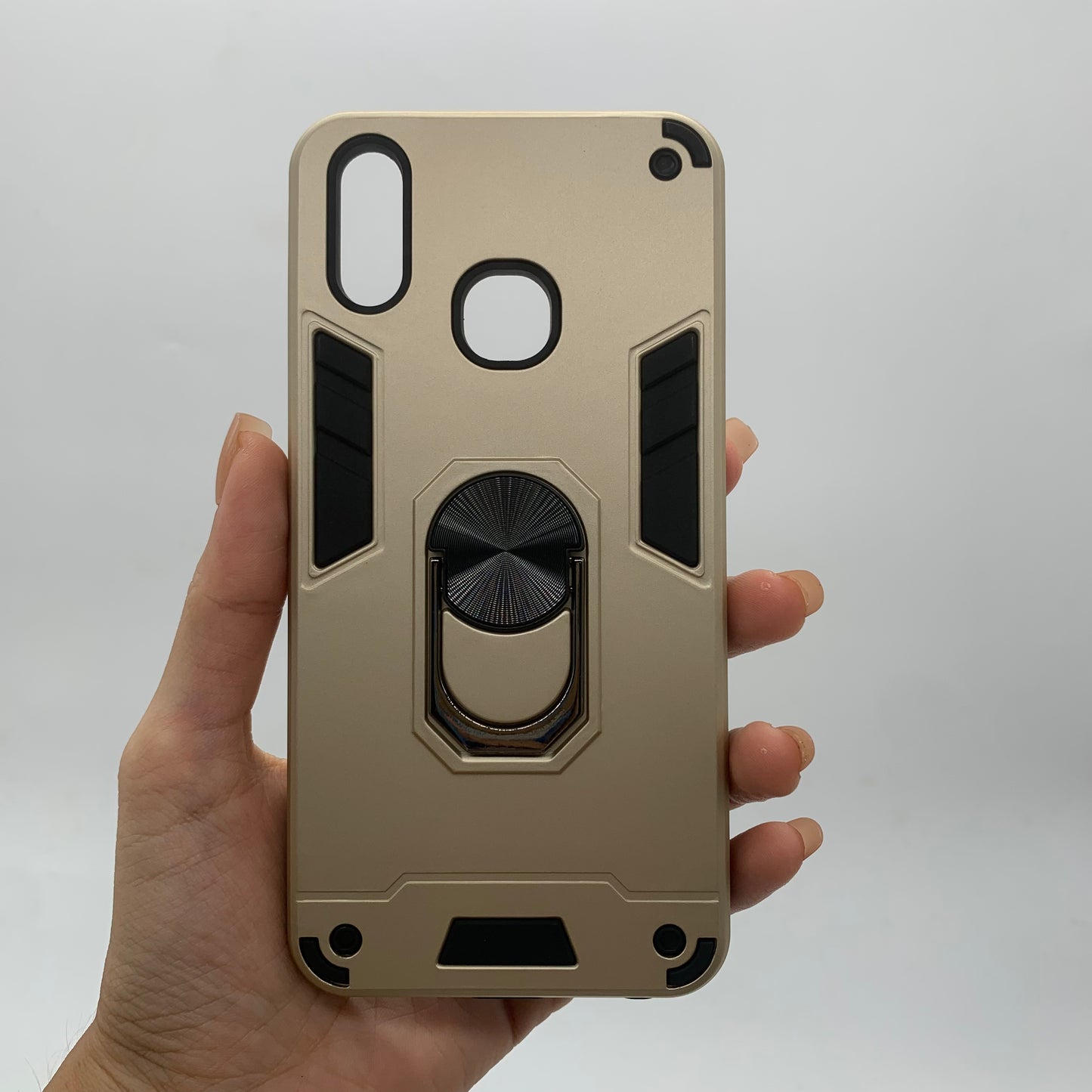 Vivo Y95 Hard PC Case with ring holder Shockproof Slim back Cover