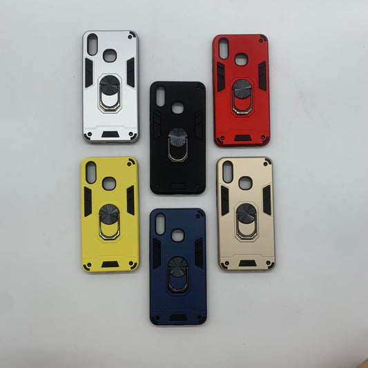 Vivo Y95 Hard PC Case with ring holder Shockproof Slim back Cover