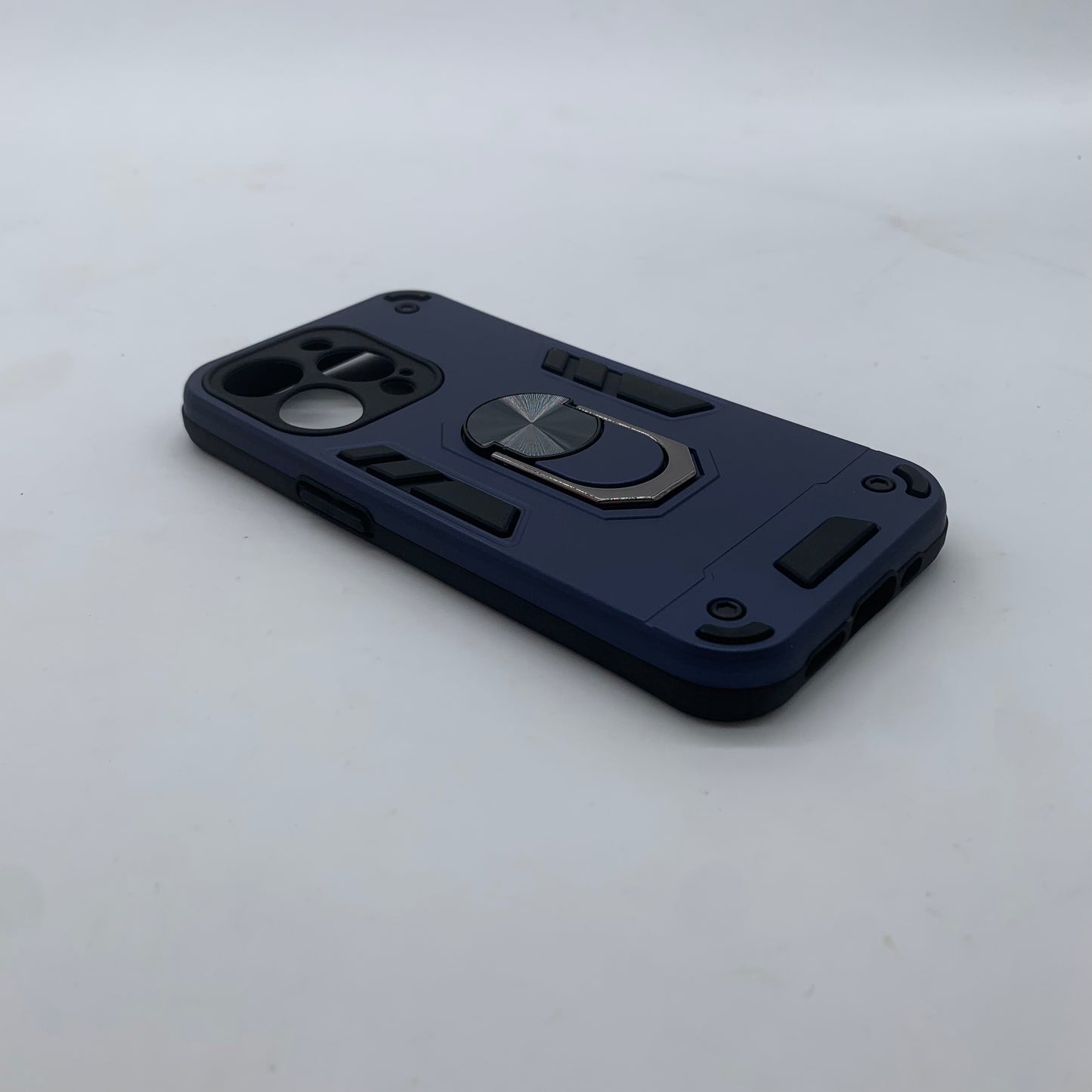 iPhone 15 Pro Hard PC Case with ring holder Shockproof Slim back Cover