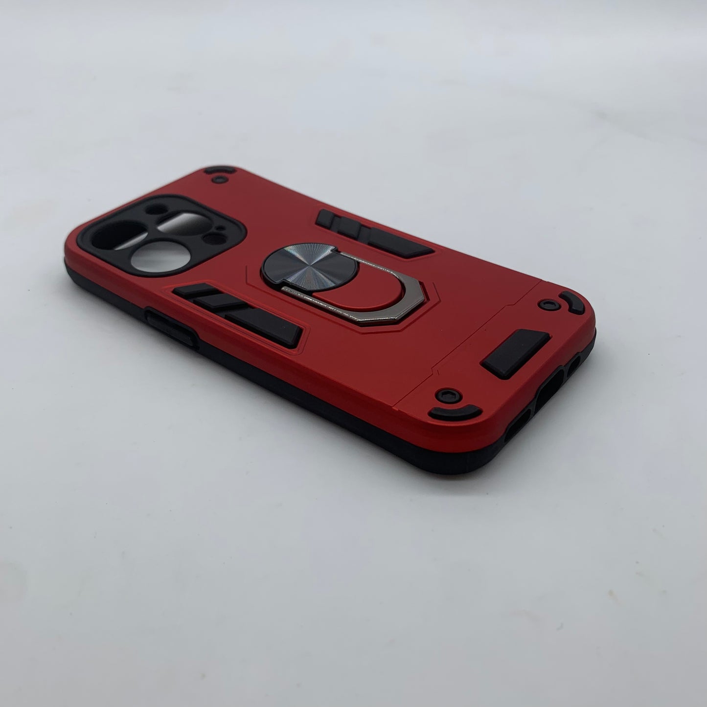 iPhone 15 Pro Hard PC Case with ring holder Shockproof Slim back Cover