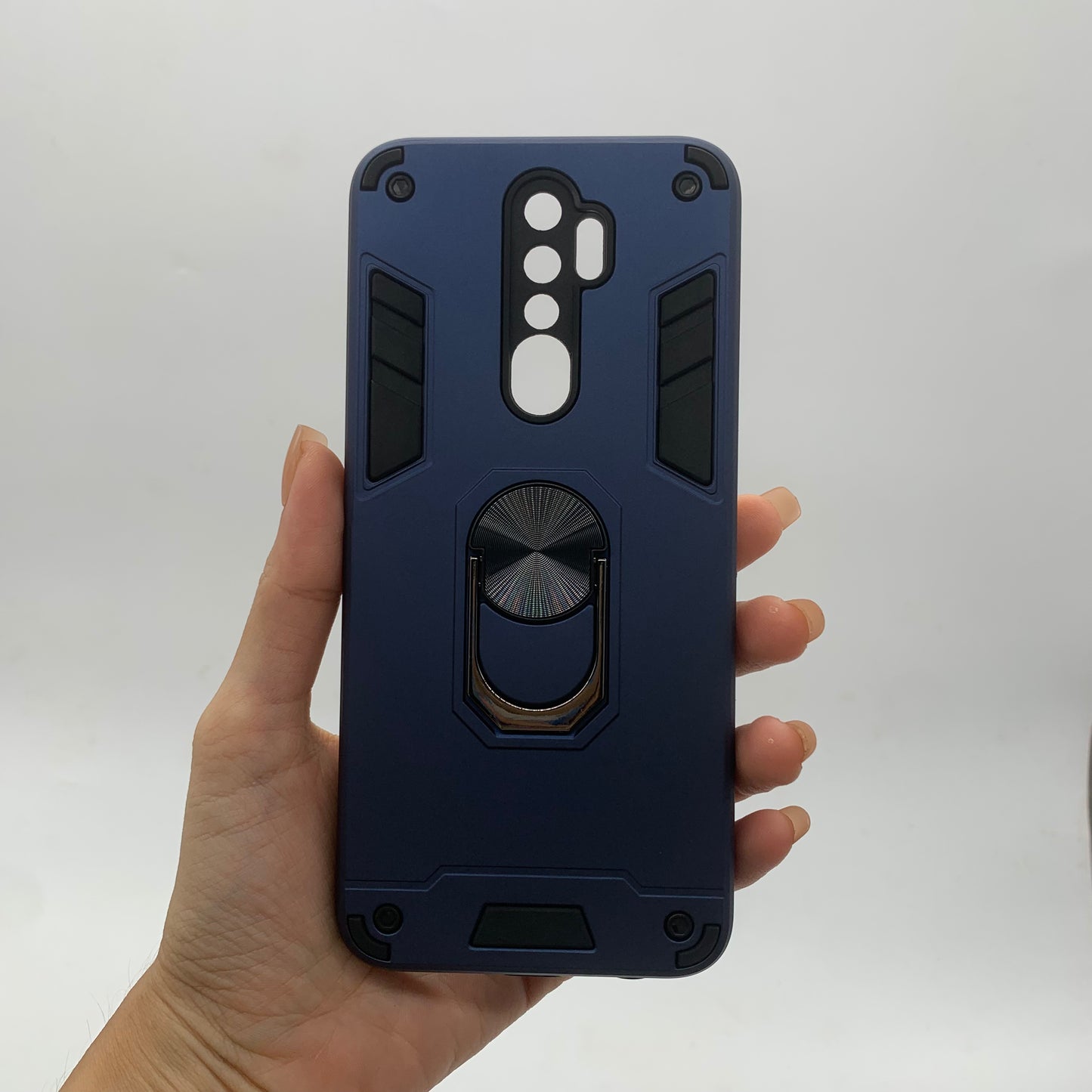 OPPO A5 2020 Hard PC Case with ring holder Shockproof Slim back Cover