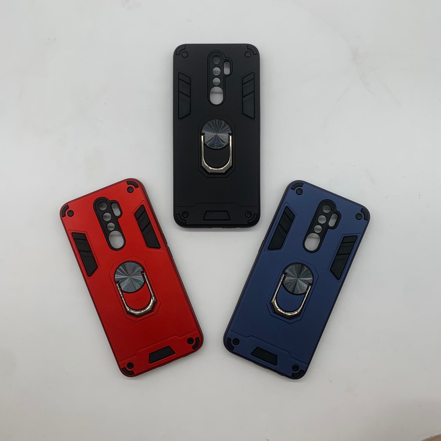 OPPO A5 2020 Hard PC Case with ring holder Shockproof Slim back Cover