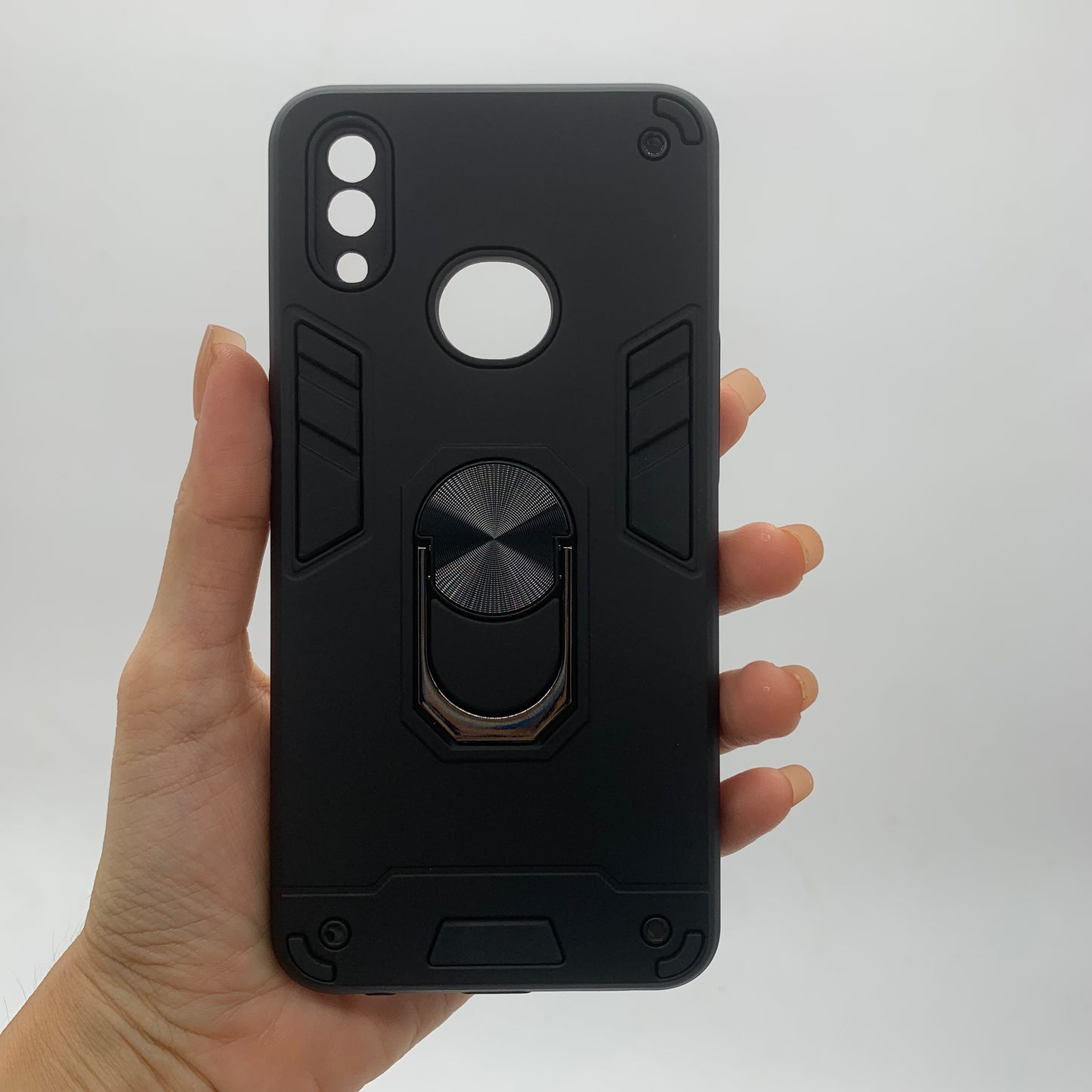 Samsung A10s Hard PC Case with ring holder Shockproof Slim back Cover