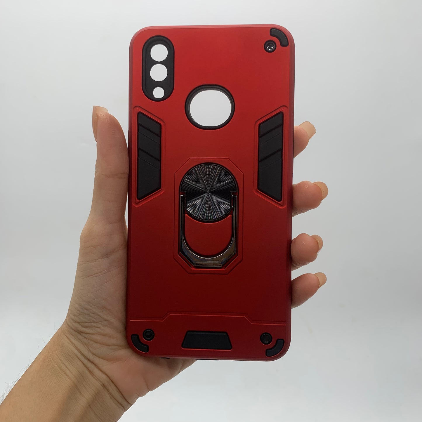 Samsung A10s Hard PC Case with ring holder Shockproof Slim back Cover