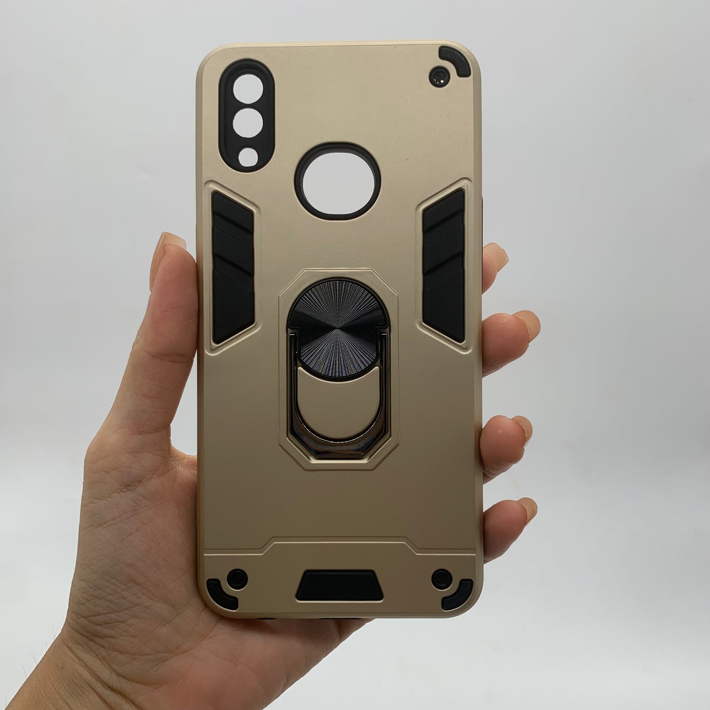 Samsung A10s Hard PC Case with ring holder Shockproof Slim back Cover