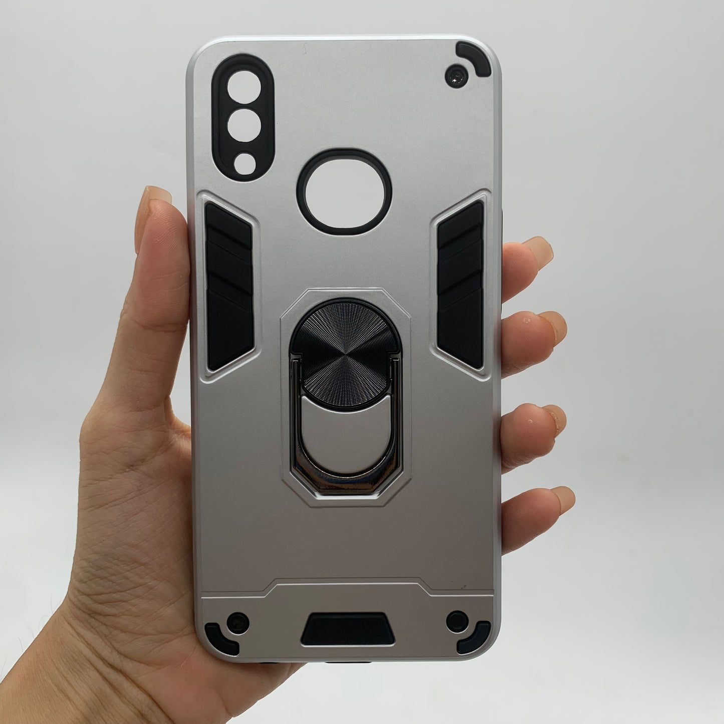 Samsung A10s Hard PC Case with ring holder Shockproof Slim back Cover