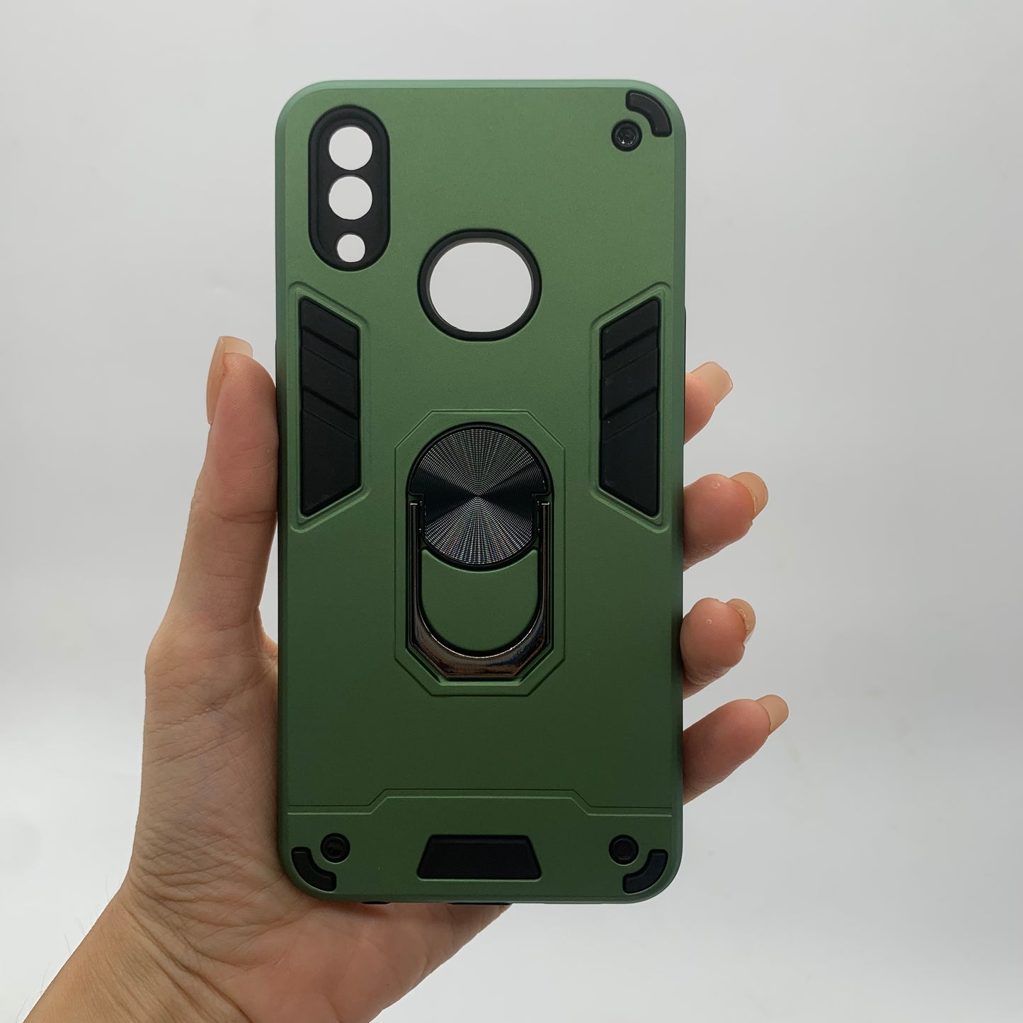 Samsung A10s Hard PC Case with ring holder Shockproof Slim back Cover