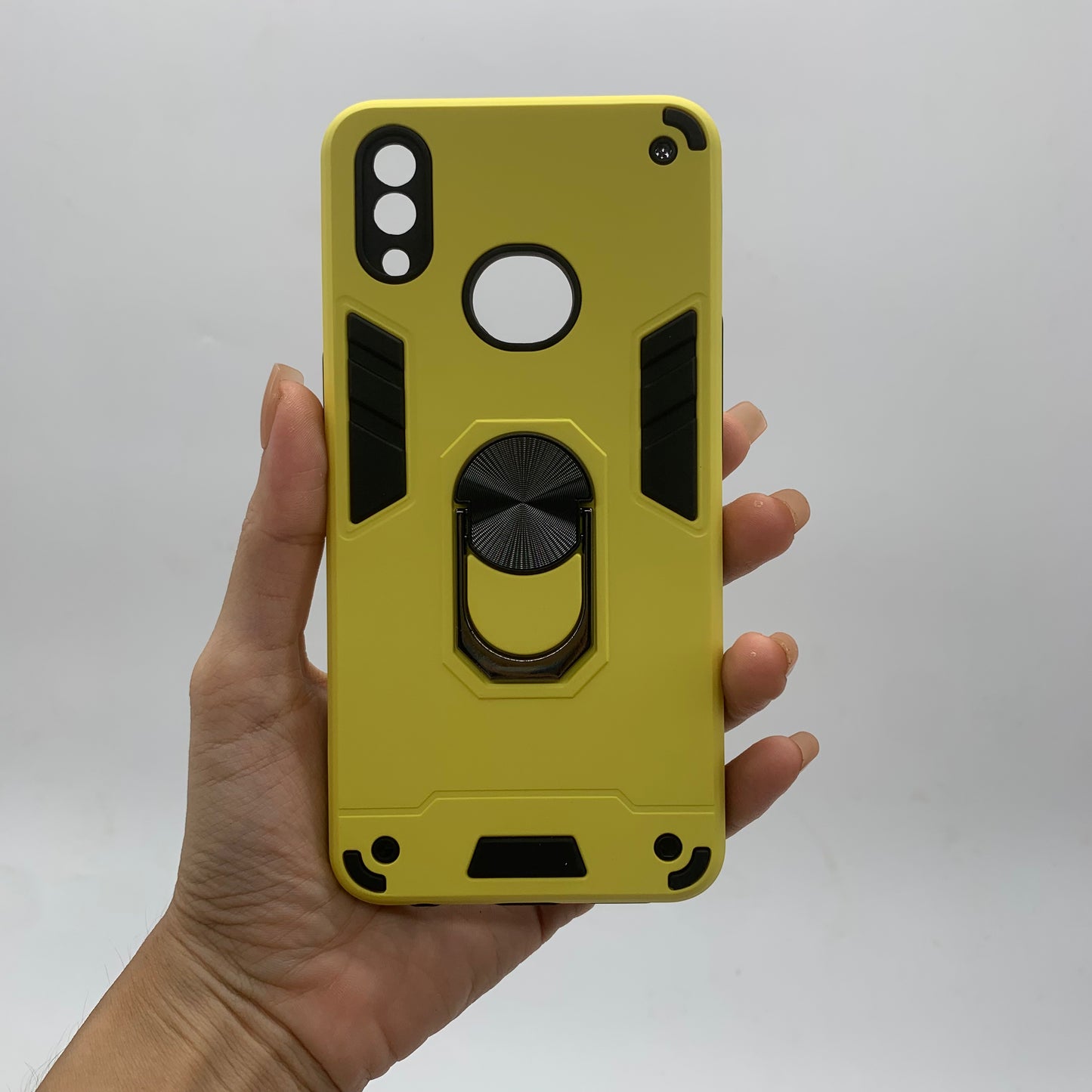 Samsung A10s Hard PC Case with ring holder Shockproof Slim back Cover