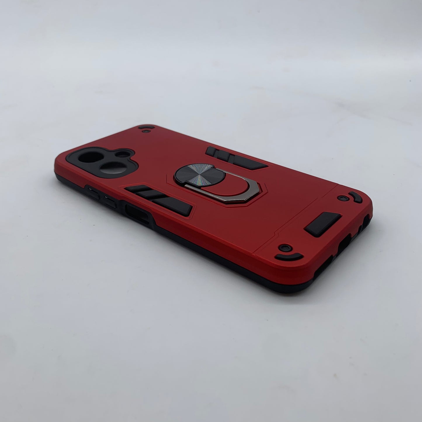 Tecno Spark Go 2 Hard PC Case with ring holder Shockproof Slim back Cover