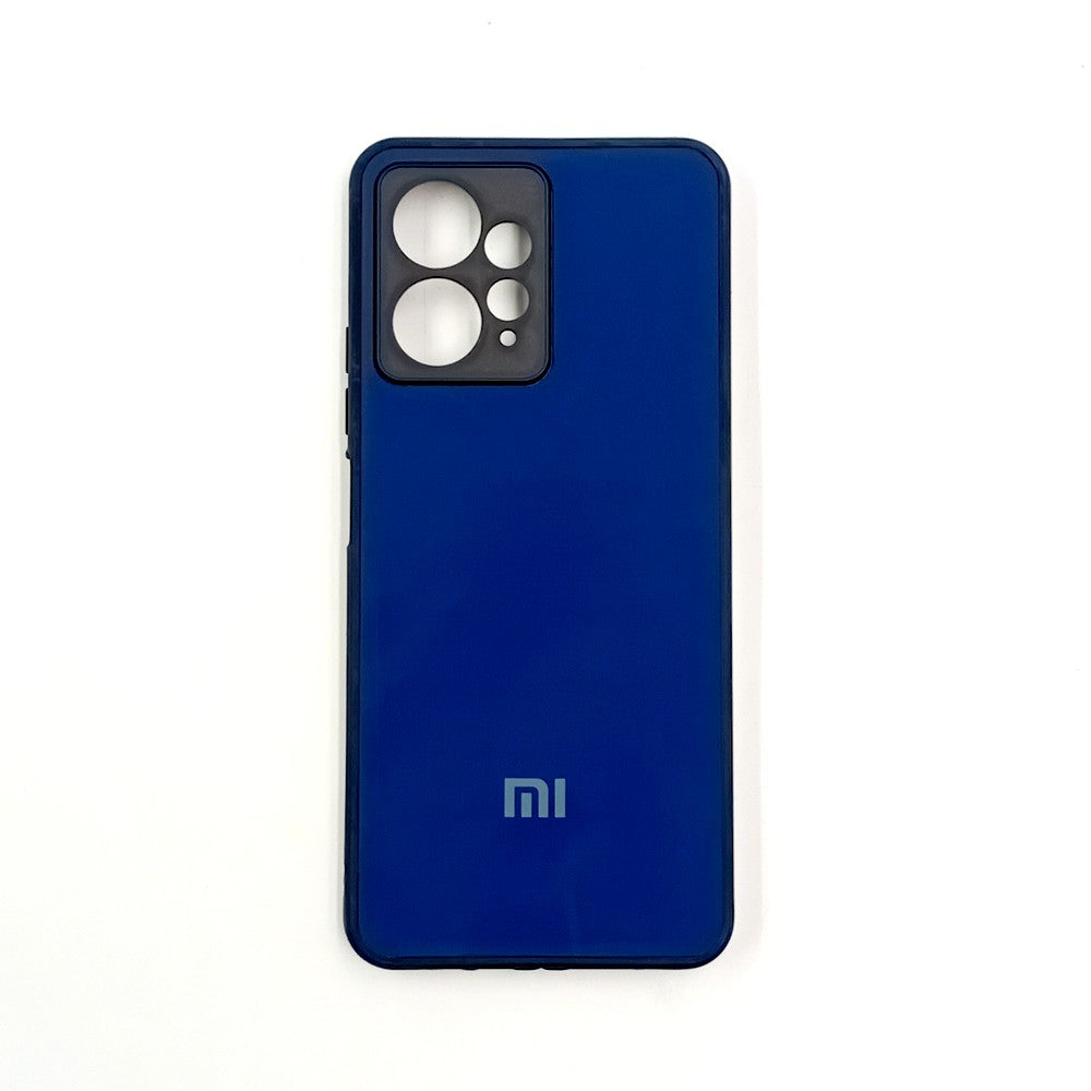 Redmi Note 12 Logo Silicone back cover with velvet inside protection layer