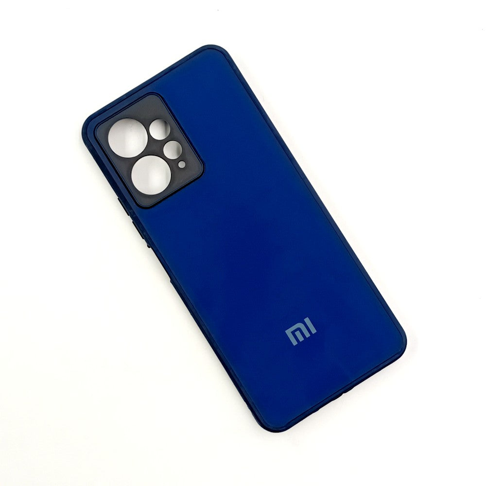 Redmi Note 12 Logo Silicone back cover with velvet inside protection layer