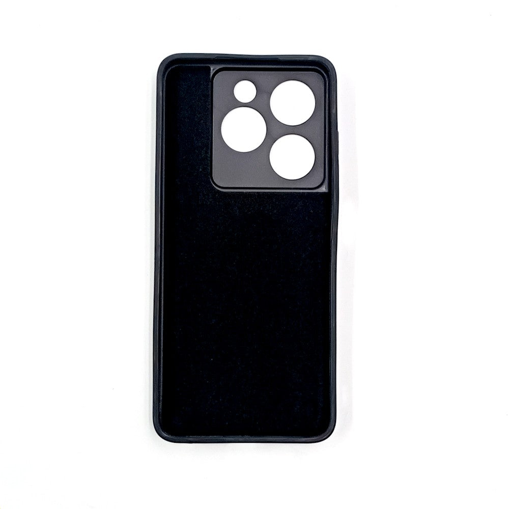 infinix Smart 8 / Tecno Pop 8 Logo Silicone back cover with velvet inside protection layer