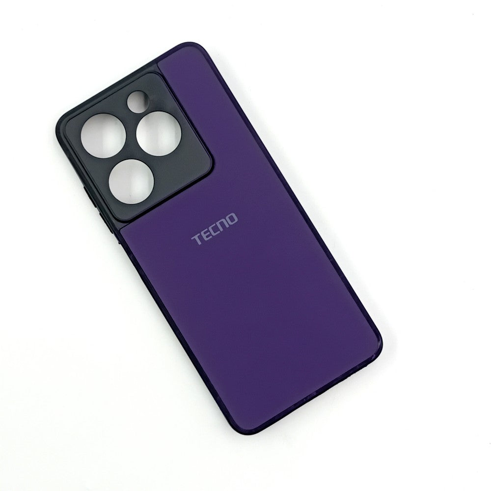 infinix Smart 8 / Tecno Pop 8 Logo Silicone back cover with velvet inside protection layer