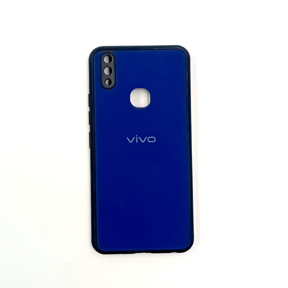 Vivo V9 / Y85 Logo Silicone back cover with velvet inside protection layer