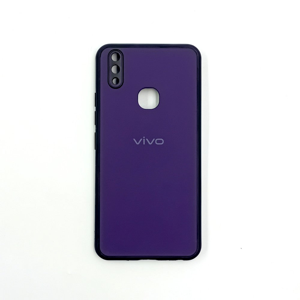 Vivo V9 / Y85 Logo Silicone back cover with velvet inside protection layer