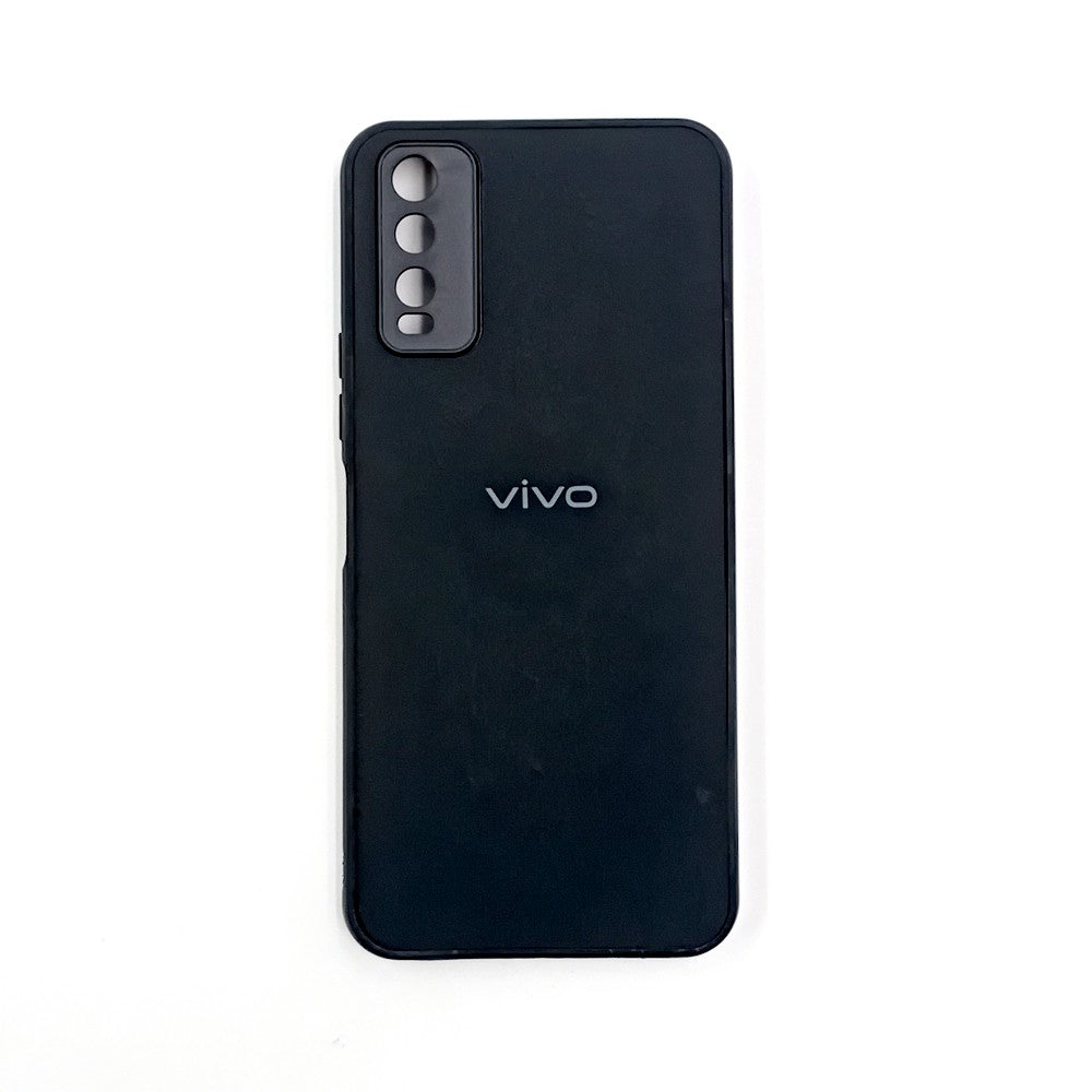 Vivo Y20 / Y11s / Y12s Logo Silicone back cover with velvet inside protection layer