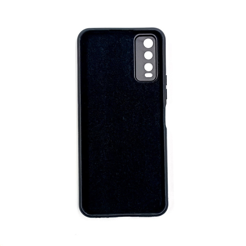Vivo Y20 / Y11s / Y12s Logo Silicone back cover with velvet inside protection layer