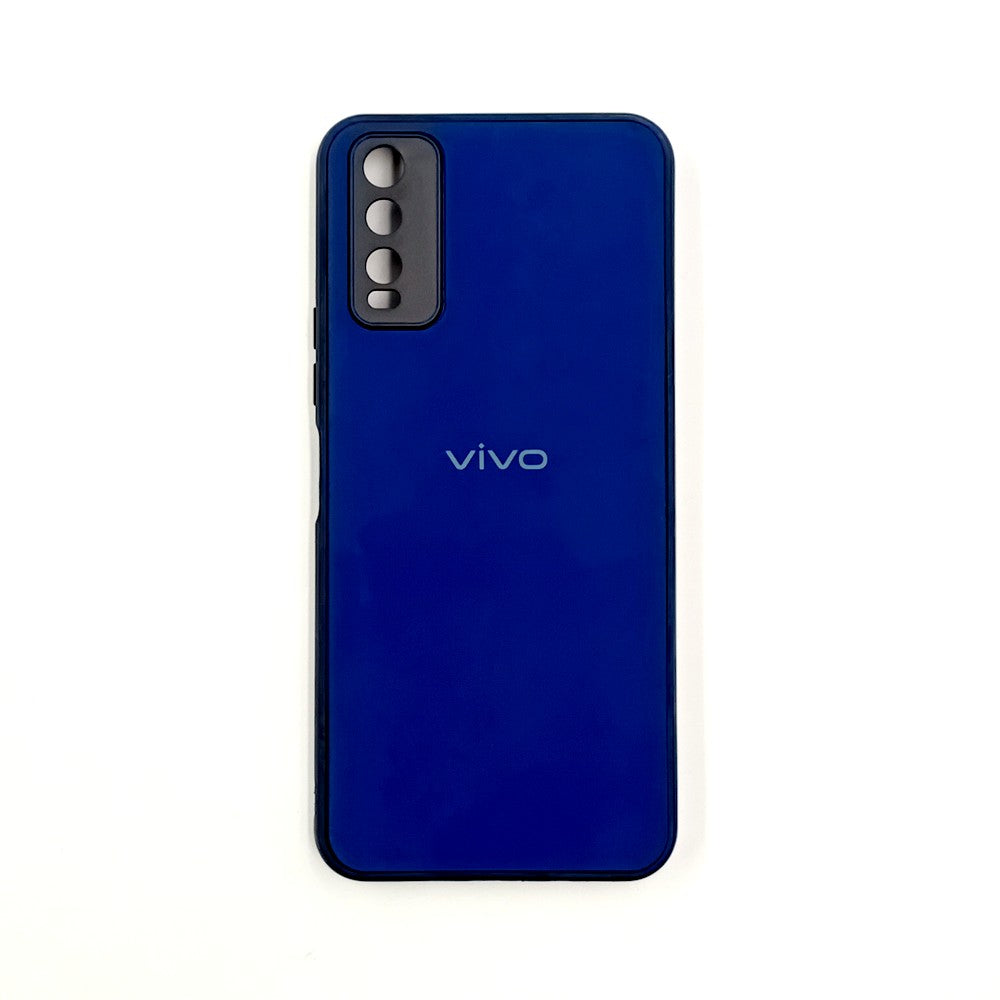 Vivo Y20 / Y11s / Y12s Logo Silicone back cover with velvet inside protection layer