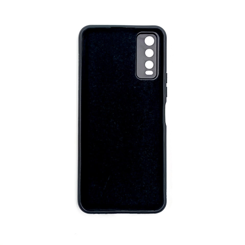 Vivo Y20 / Y11s / Y12s Logo Silicone back cover with velvet inside protection layer