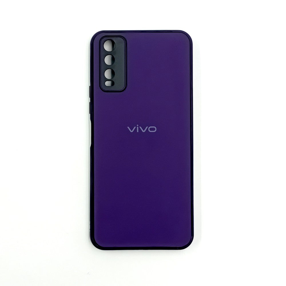 Vivo Y20 / Y11s / Y12s Logo Silicone back cover with velvet inside protection layer